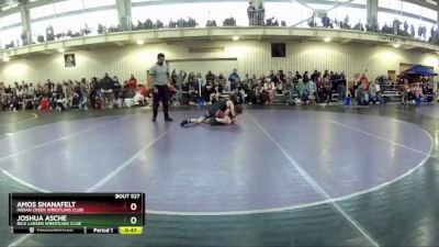 117 lbs Cons. Round 2 - Amos Shanafelt, Indian Creek Wrestling Club vs Joshua Asche, Rick Larsen Wrestling Club