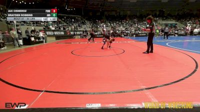 64 lbs Round Of 16 - Jax Cisneroz, Powerhouse Wrestling vs Brayden Robbins, AWA