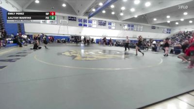 120 lbs Cons. Round 1 - Emily Perez, Imperial vs Aaliyah Maestas, Pacifica/Oxnard