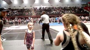 74-78 lbs Rr Rnd 1 - Millie Rumsey, Pawhuska Elks Takedown vs Savannah Robinson, Perkins