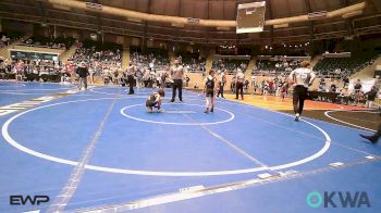58 lbs Round Of 32 - Ryder Kellett, Pocola Youth Wrestling vs Monty Daugherty, Victory Youth Wrestling