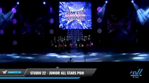 Studio 22 - Junior All Stars Pom [2021 Junior - Pom Day 2] 2021 JAMfest: Dance Super Nationals