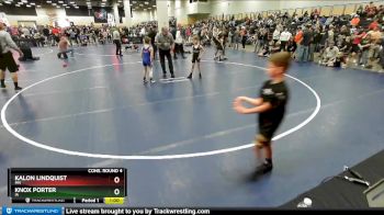 67 lbs Cons. Round 4 - Knox Porter, IA vs Kalon Lindquist, MN