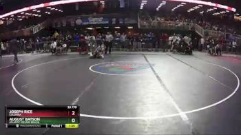2A 170 lbs Champ. Round 1 - August Batson, Atlantic (Delray Beach) vs Joseph Rice, Columbia