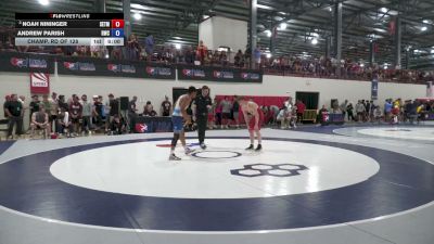 74 kg Champ. Rd Of 128 - Noah Nininger, SERTC- TMWC vs Andrew Parish, RWC