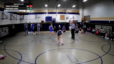 100 lbs Quarterfinal - Haley Hoffman, Hickory Hs vs Breleigh Letzo, Fort Leboeuf Hs