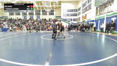 192 lbs Champ. Round 1 - Mia Baez, Brawley vs Patricia Rivera, Southwest (EC)