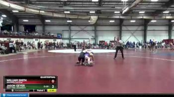 184 lbs Quarterfinal - Jason Geyer, New York University vs William Smith, Williams College