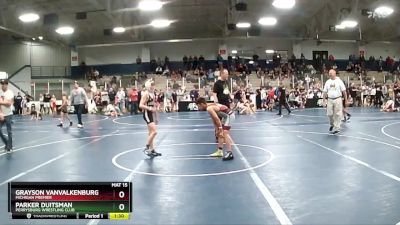 80 lbs Quarterfinal - Grayson VanValkenburg, Michigan Premier vs Parker Duitsman, Perrysburg Wrestling Club