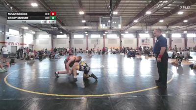 163 lbs Semis & Wb - Nolan Savage, Steller Trained Jet vs Brody Musser, Steller Trained Fox