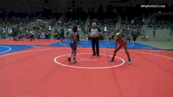 100 lbs Quarterfinal - AKEEM Mitchell, Cuba Wrestling vs MiLuck Pouncil, Catoosa Youth Wrestling