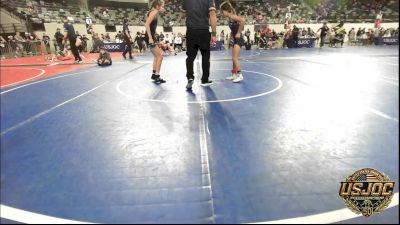73 lbs Consolation - Kinslee McGuire, ALL AMERICAN WRESTLING CLUB vs Marley Kennedy, Shelton Wrestling Academy