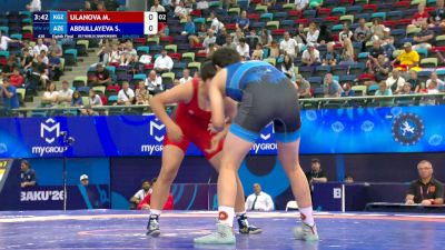 69 kg 1/8 Final - Milana Ulanova, Kyrgyzstan vs Simura Abdullayeva, Azerbaijan
