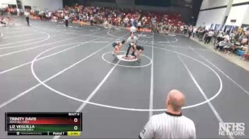 Girls 132 lbs Quarterfinal - Liz Veguilla, Blythewood Girls vs Trinity Davis, Rock Hill Girls