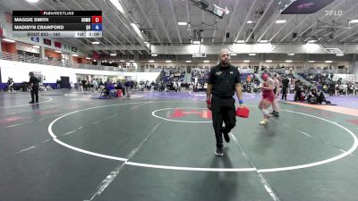 180 lbs Cons. Round 4 - Madisyn Crawford, Quincy vs Maggie Smith, Colorado Mesa University
