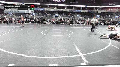 108 lbs 7th Place - Bennett Leonards, Rayne Wrestling Club vs Sylas Weichert, East Kansas Eagles