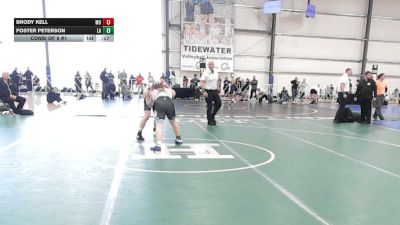 138 lbs Consi Of 8 #1 - Brody Kell, MO vs Foster Peterson, LA