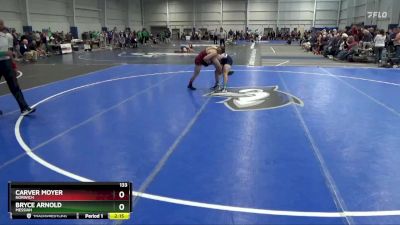 133 lbs Cons. Round 3 - Carver Moyer, Norwich vs Bryce Arnold, Messiah