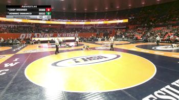 2A 106 lbs Quarterfinal - Dominic DeMarco, Grayslake (Central) vs Cody Weidner, Bethalto (Civic Memorial)