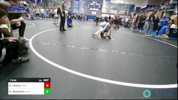 67 lbs Final - Kyzer Falcon, Division Bell Wrestling vs Beckett Stephens, D3 Wrestling Cluib