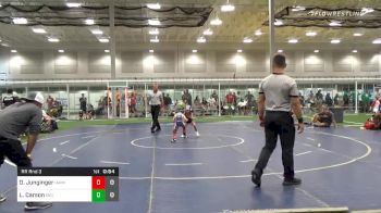 46 lbs Prelims - Owen Junginger, Iowa Hammers vs Lila Carson, Intense Wrestling Club