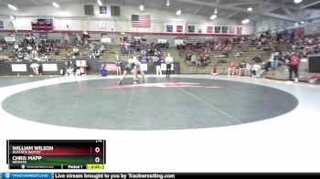 174 lbs Cons. Round 2 - Chris Mapp, Newman vs William Wilson, Ouachita Baptist
