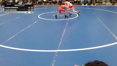 95-97 lbs Round 2 - Logan Johnson, Sandy Creek vs Alan Guevara, Lexington