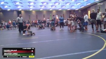 58 lbs 1st Place Match - Braydon Lopez, Proving Grounds Wrestling vs Oliver Umlauf, Dakota Boyz