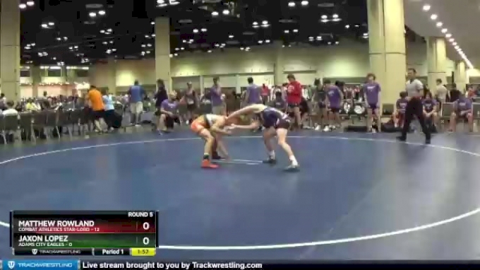 120 lbs Round 5 (8 Team) - Jaxon Lopez, Adams City Eagles vs Matthew ...