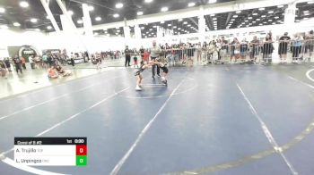 54 lbs Consi Of 8 #2 - Ava Trujillo, Top Rank vs London Unpingco, One Shot Wrestling