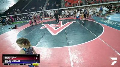 65 lbs Placement Matches (8 Team) - Harper Senne, Montana vs Bella Kunzler, Idaho