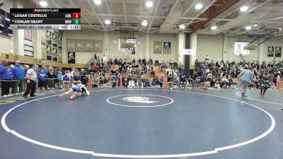 106 lbs Semifinal - Logan Costello, Ashland vs Conlan Geary, Hanover