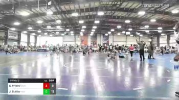 132 lbs Rr Rnd 3 - Gunnar Myers, Mat Assassins vs Joey Buttler, Indiana Outlaws Black
