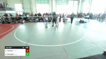 100 lbs Rr Rnd 2 - Zayden Zentner, Team So Cal vs Kash Shayegh, Team Quest