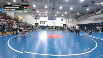 157 lbs Champ. Round 2 - Brendan Woodard, Torrington vs Rylynn Cowan, Douglas