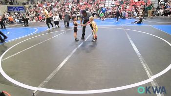 35 lbs Semifinal - Luke Themm, Catoosa Youth Wrestling vs Alexander Barbosa, Honey Badgers Wrestling Club