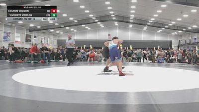 157 lbs Champ. Rd Of 16 - Colton Wilson, Ozark High School vs Everett Zeitler, Aviators