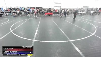 150 lbs Cons. Round 3 - Louis Hock, Wrightstown High School Wrestling vs Logan Olmsted, Team Nazar Training Center