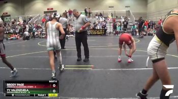 100 lbs Round 2 (6 Team) - Brody Page, American Gladiators-Storm vs Ty Valenzuela, Untouchables Black