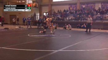 144 lbs Semifinal - Ryker Hansen, Cheyenne East vs Logan Rager, Sheridan