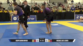 Michael Luiz B. Costa vs Joseph Aaron Snyder 2025 World IBJJF Jiu-Jitsu No-Gi Championship