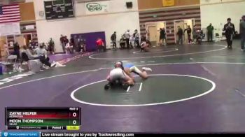 126 lbs Semifinal - Zayne Helfer, Hermiston vs Moon Thompson, Selah