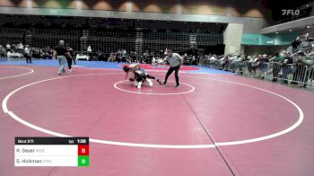 132 lbs Round Of 64 - Robert Geyer, Roseburg vs Giosue Hickman, Canyon View