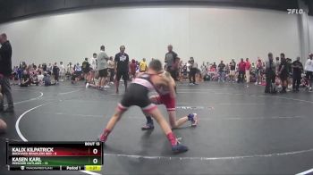 72 lbs Round 3 (10 Team) - Kasen Karl, Missouri Outlaws vs Kalix Kilpatrick, Backyard Brawlers Red