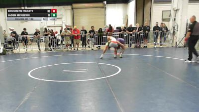 150 lbs Round Of 128 - Brooklyn Pickett, MD vs Jaden Mckelvin, GA