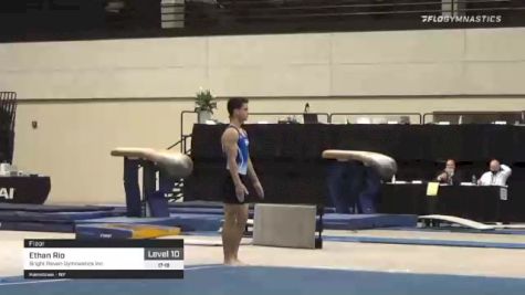Ethan Rio - Floor, Bright Raven Gymnastics Inc. - 2021 USA Gymnastics Development Program National Championships