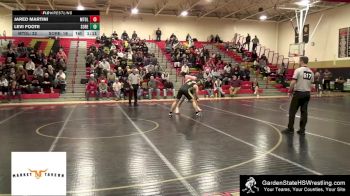 285 lbs Round 1 (3 Team) - Levi Foote, Southern Regional vs Jared Martini, Mt. Olive