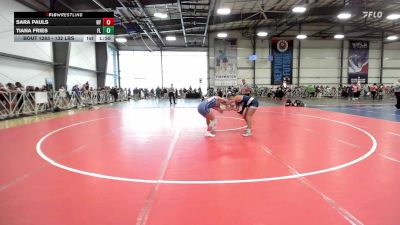 132 lbs Round Of 32 - Sara Pauls, NY vs Tiana Fries, FL
