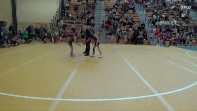 55 lbs Cons. Semi - Claire Rahman, PEM Bulldogs vs Braylee Botler, New Prague Wrestling