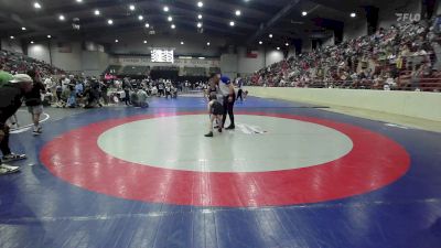 80 lbs Round Of 16 - Thomas Scott, Bison Takedown Wrestling Club vs Lilyana Wilson, The Storm Wrestling Center